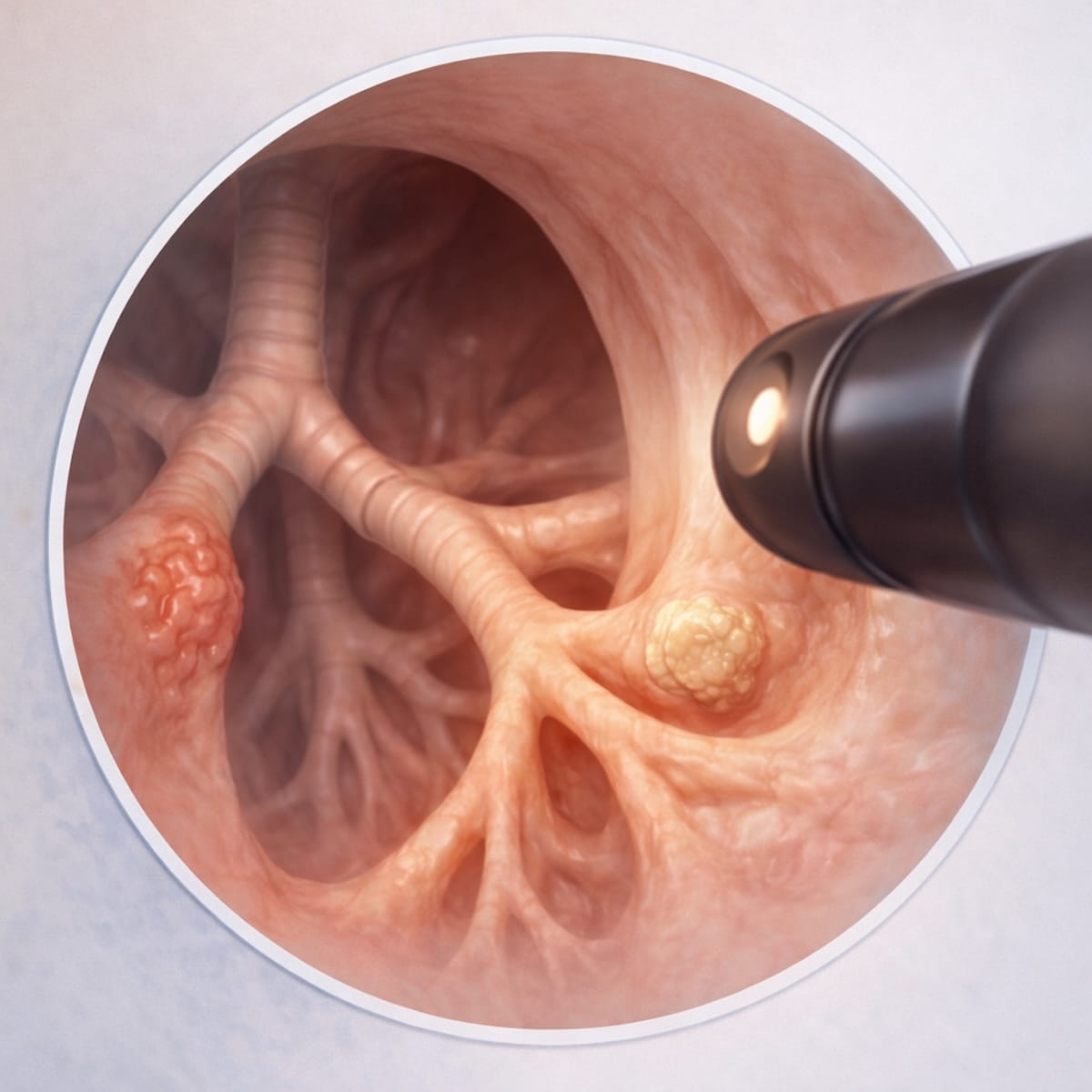 Бронхоскопия: выявление изменений в бронхах