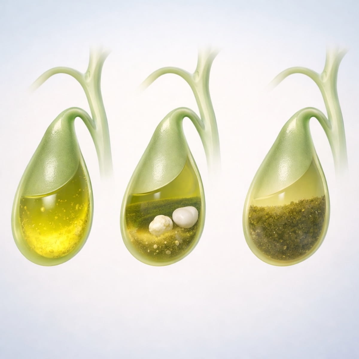 Камни и сладж в желчном пузыре на УЗИ