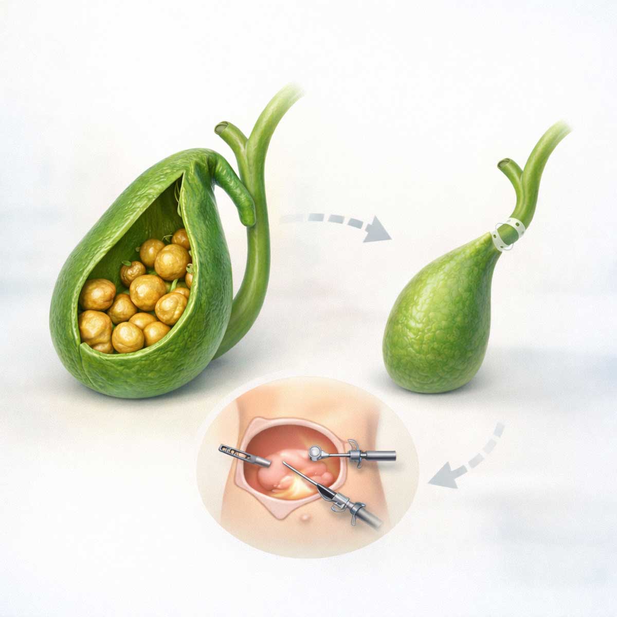 Хирургическое лечение желчнокаменной болезни — холецистэктомия