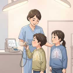 детям делают спирометрию