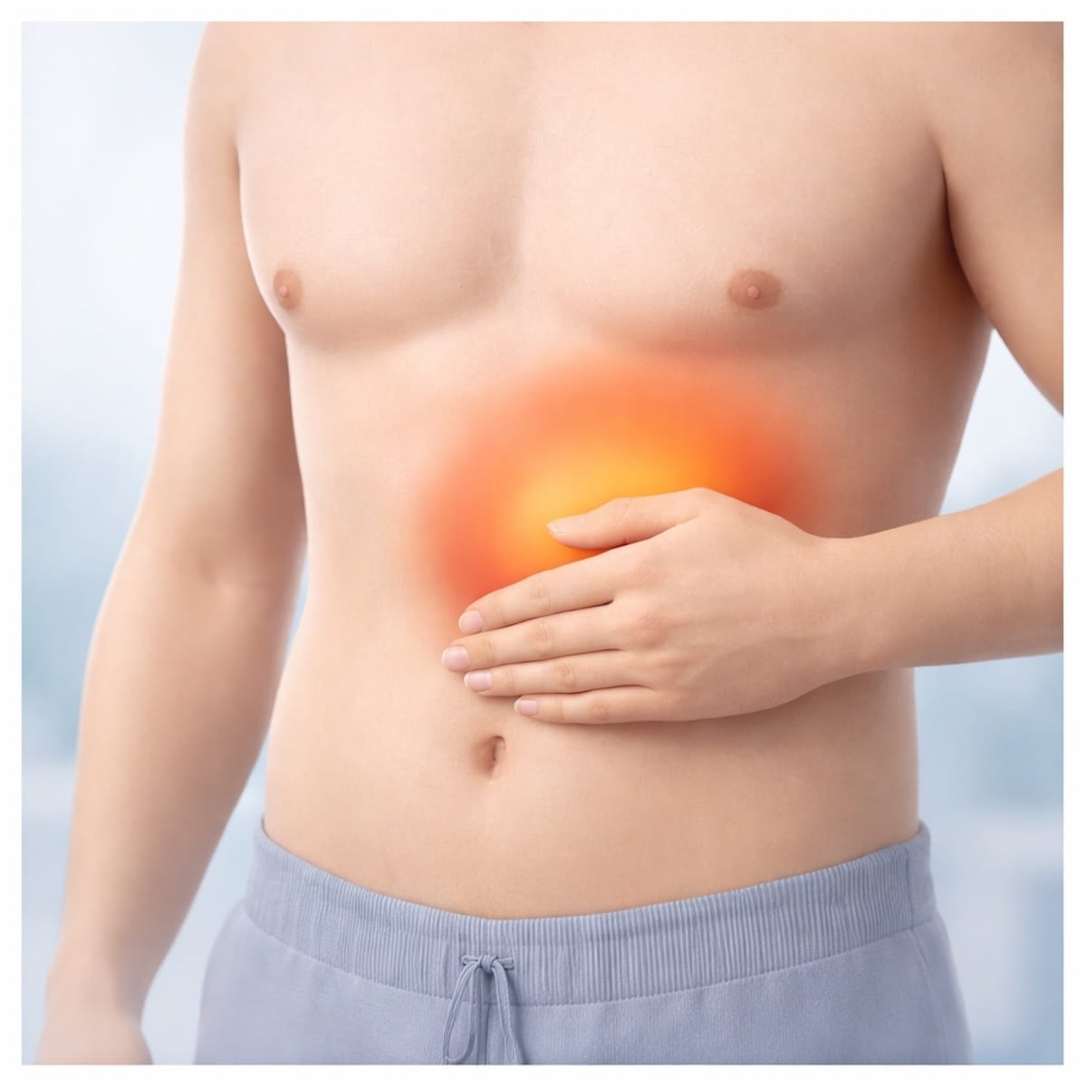 Локализация боли в правом подреберье при желчной колике