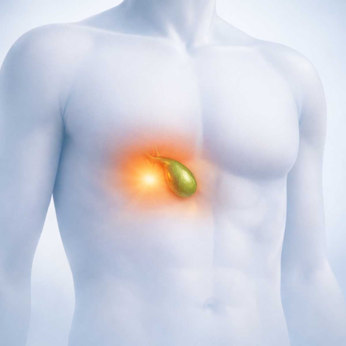 Первая помощь при желчнокаменной болезни — область желчного пузыря при приступе