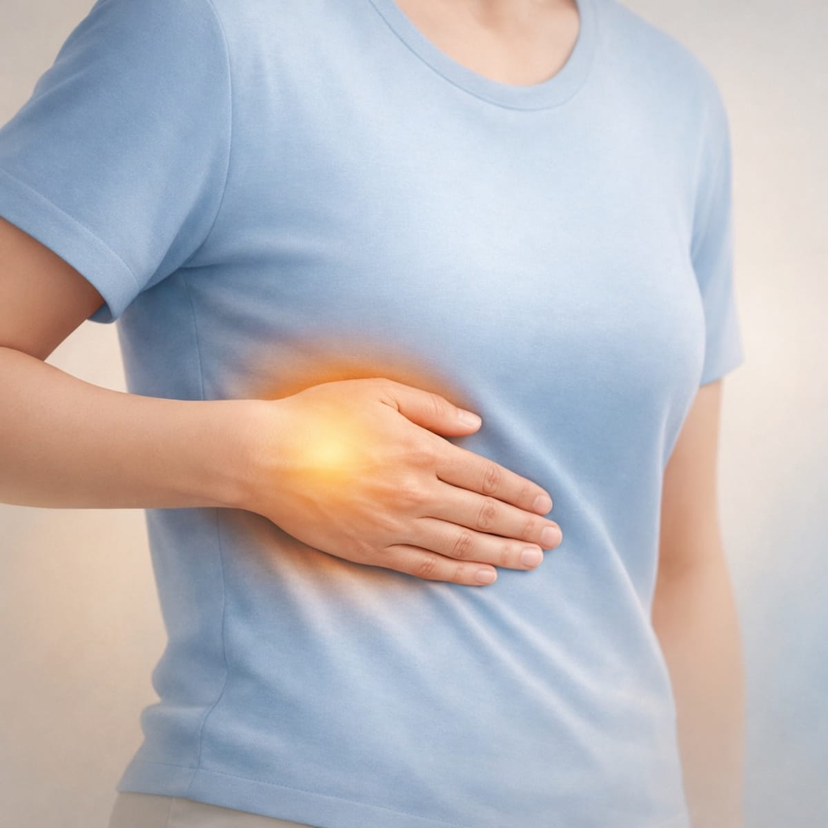 Дискомфорт в правом подреберье при симптомах желчного пузыря