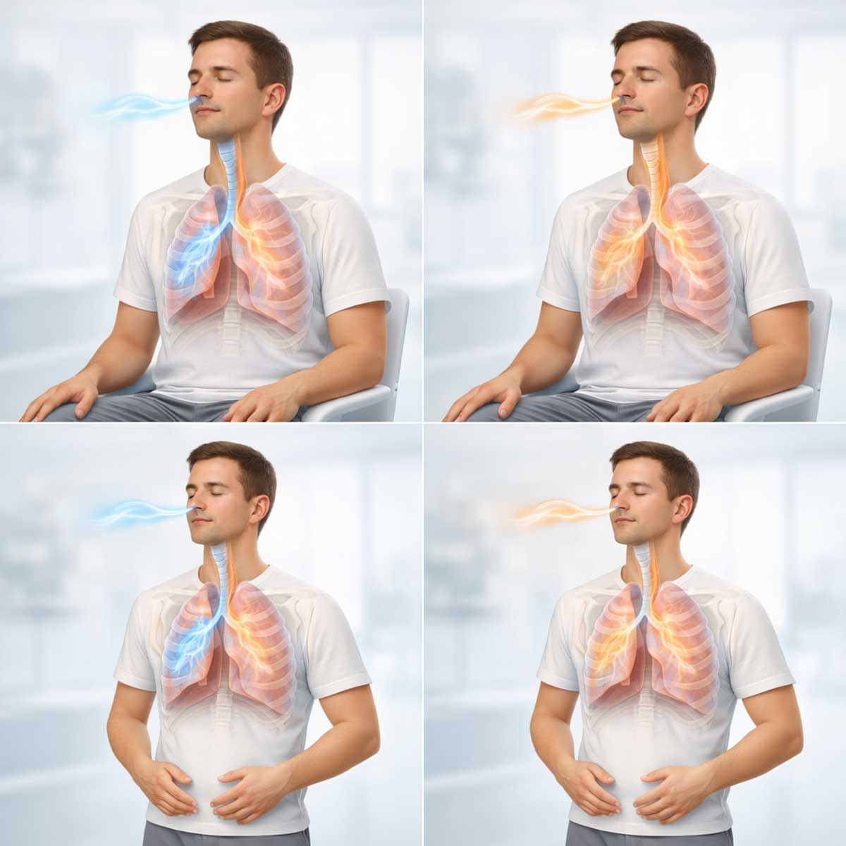 Короткий комплекс упражнений для легких для ежедневной практики и улучшения дыхания