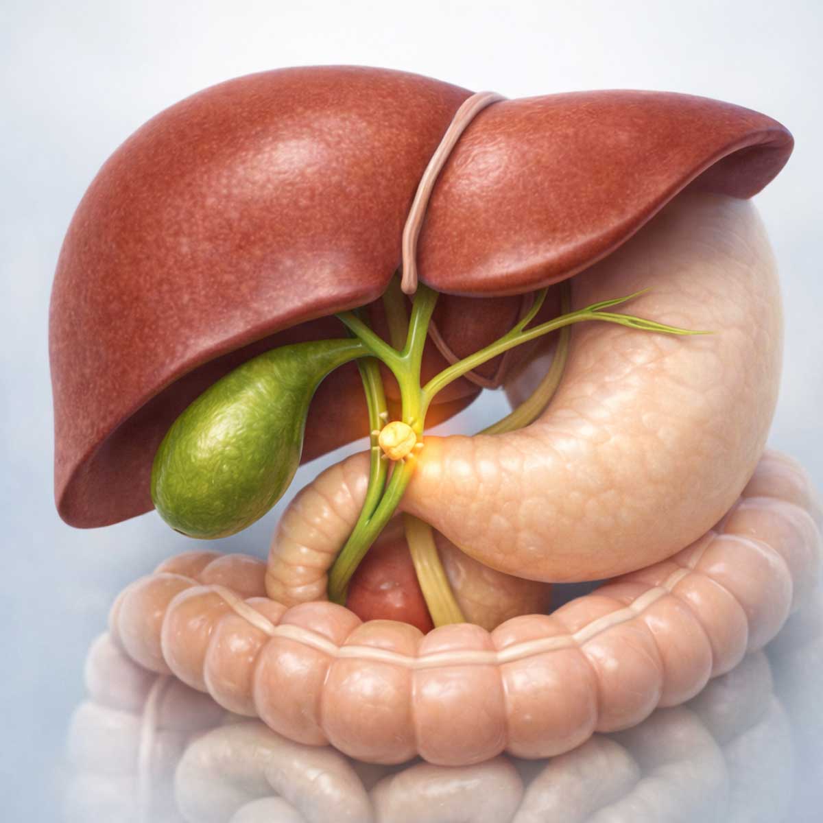 Механизм желчной колики — камень в желчном протоке