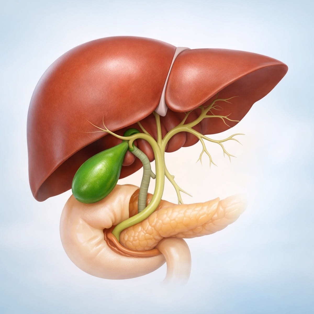 Желчный пузырь и желчные протоки: анатомия и отток желчи